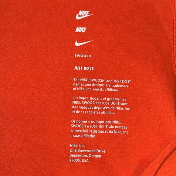 Nike Orange Hoodie - Picture 2 of 4